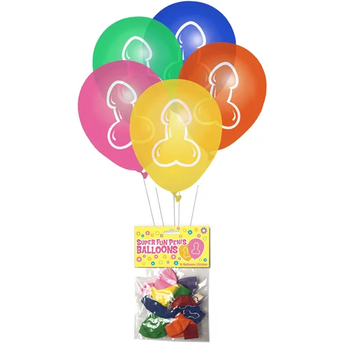 LITTLE GENIE PRODUCTIONS Super Fun Penis Balloons