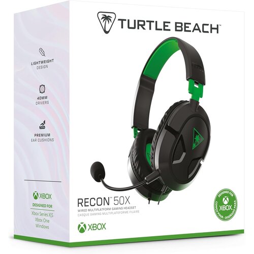 Turtle Beach Recon 50X žične slu&scaron;alke črno-zelene barve za PC & Xbox Series & Xbox One & PS5 & PS4 & Switch Cene