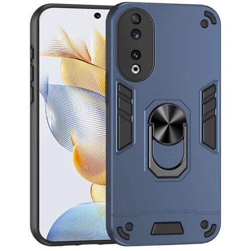  PC+TPU maska za Honor 90 Ring Kickstand Blue Cene
