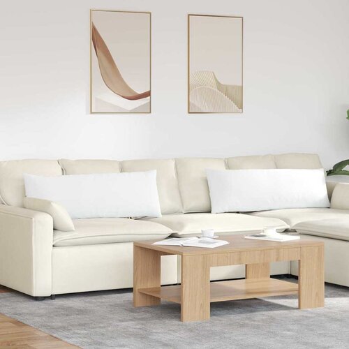 vidaXL jastučići za sofu 2 pcs bijelo 120 x 40 cm tkanina Cijene