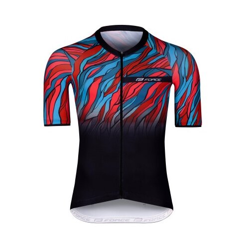 Force Dres life kratki rukav, crno-petrol-crveno l ( 90011951-L ) Cene