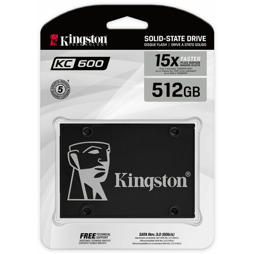 Kingston 512GB c SSD KC600 series SATA3 Slike