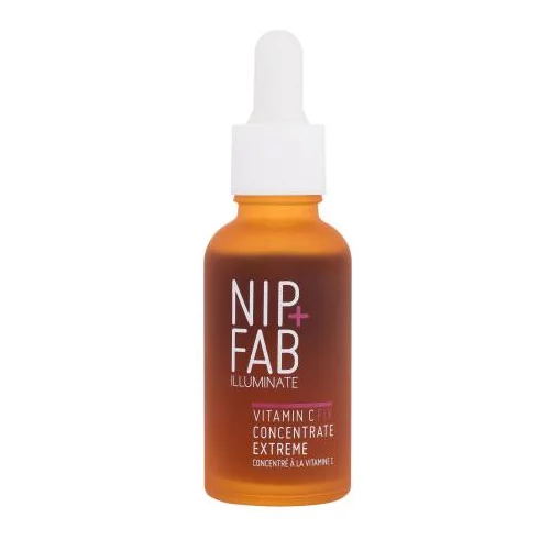 NIP+FAB Illuminate Vitamin C Fix Concentrate Extreme 15% osvetlitveni in zaščitni serum za obraz 30 ml za ženske
