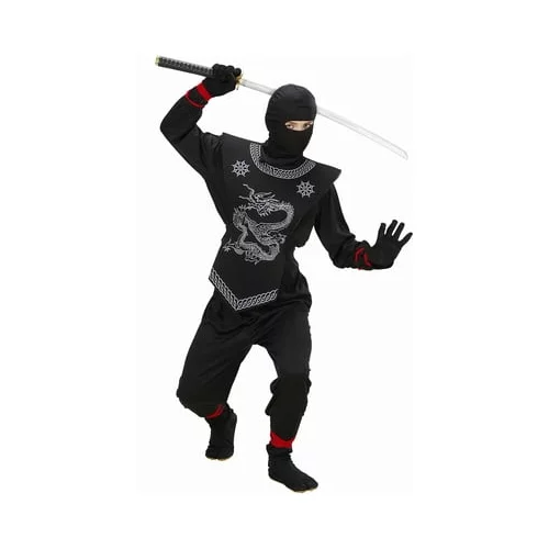 Widmann Otroški kostum Black Ninja - 128 cm / 5 - 7 let