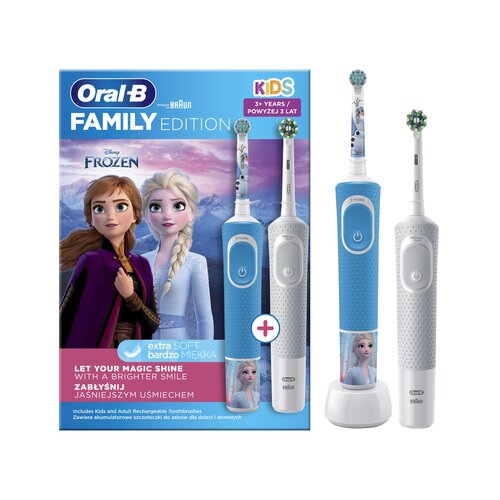Oral-b Family Edition električna zobna &amp;scaron;četka 2 ks Frozen 2 kos Slike