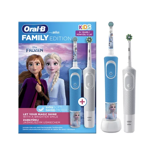 Oral-b Family Edition električna zobna ščetka 2 ks Frozen 2 kos