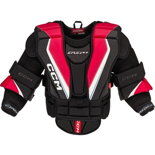 CCM Eflex 6.5 Black/Red/White S/M Goalie Vest Slike