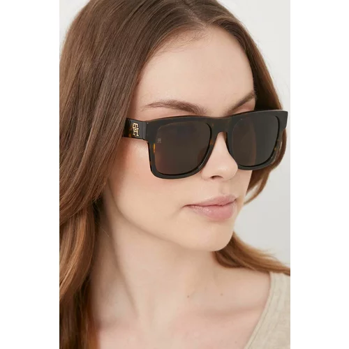 Tommy Hilfiger Sončna očala ženski, rjava barva