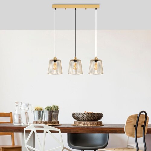 Opviq Pirlo - 11571 - 1 Shiny Gold Chandelier Slike
