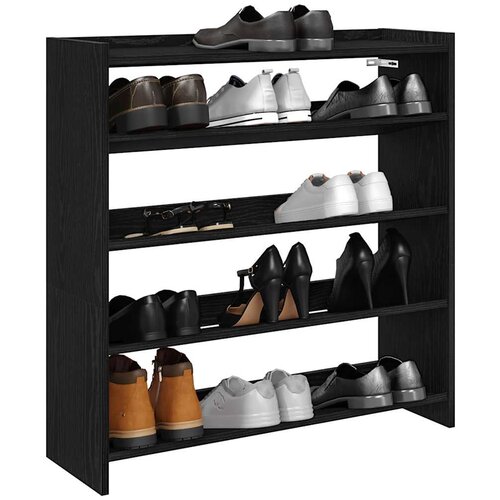 vidaXL Stalak za cipele crni 80x25x81 cm od konstruiranog drva Cijene