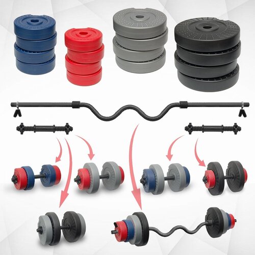 IRON SPORT set Tegovi set 48kg ez šipka i 2 male šipke Cene