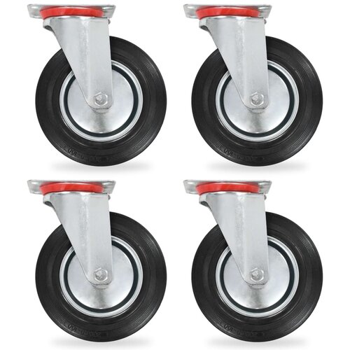 vidaXL gibljiva kolesa 4 kosi 200 mm Cene