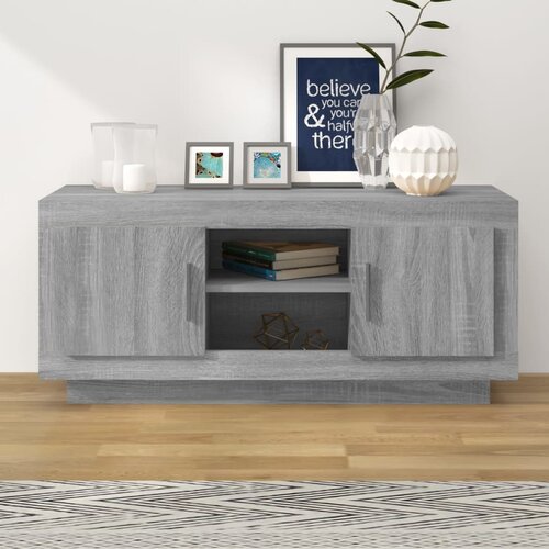 vidaXL TV omarica siva sonoma 102x35x45 cm konstruiran les Cene