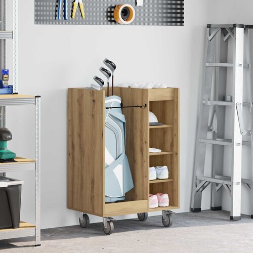 Golf ormar s kotačem Umjetnički hrast 65 x 45 x 98 cm Cijene