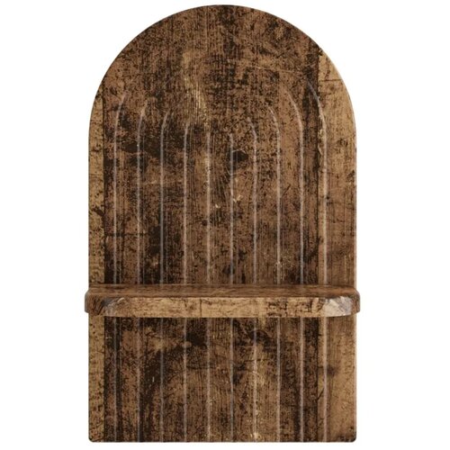  Zidna polica 2 kom. Staro drvo 23 x 13 5 x 37 5 cm - Staro drvo 23 cm Slike
