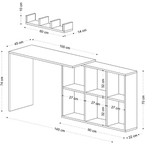  Blake oak study desk Slike