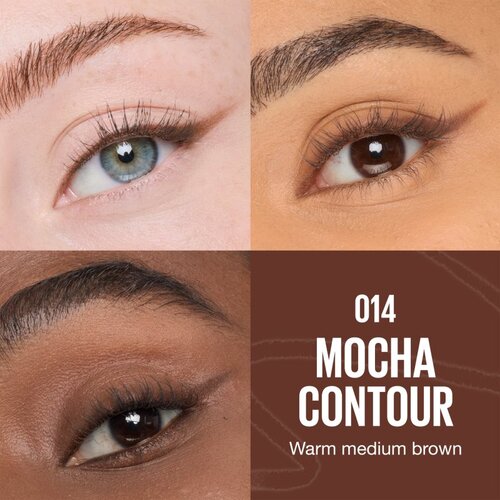 Maybelline Sculpting Stix samodejni svinčnik za oči s čopičem odtenek 014 Mocha Contour 1 kos Slike