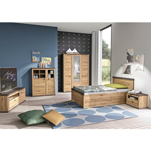 Hom`in TV-ELEMENT barve hrasta, temno siva Slike