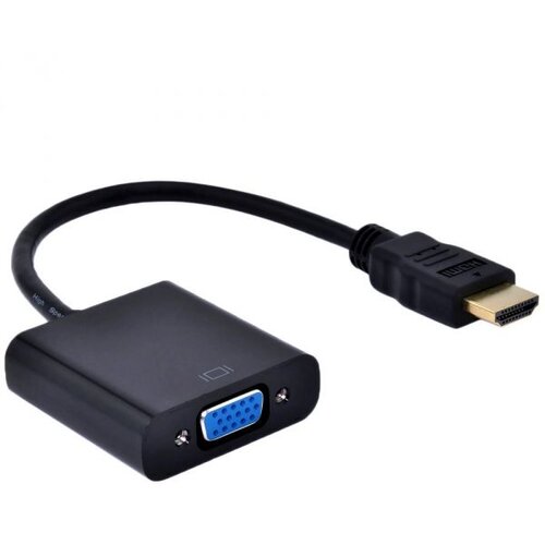 Gembird Adapter HDMI to VGA with audio Black Slike