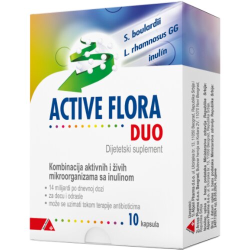 ALPEN PHARMA Active Flora Duo, 10 kapsula Slike