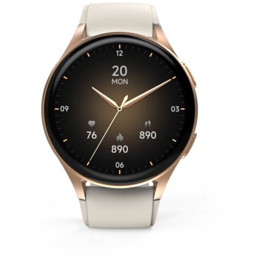 Hama Smartwatch 8900 3,3 cm (1.3") AMOLED 42 mm Digitalno 466 x 466 pikseli Ekran osjetljiv na dodir Zlatno GPS Cijene