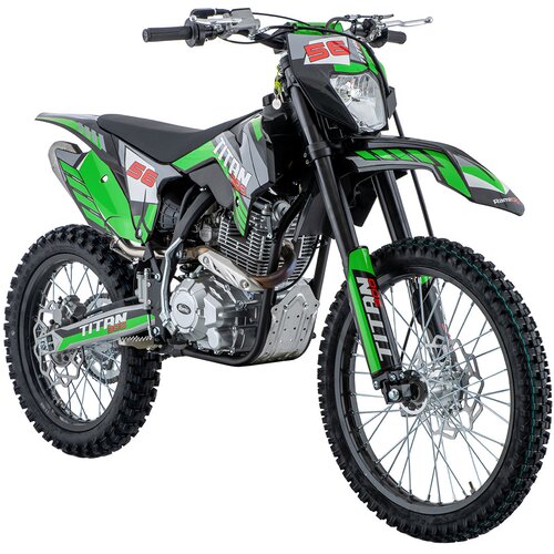 Cross motor na benzin TITAN 300cc - zelen Slike