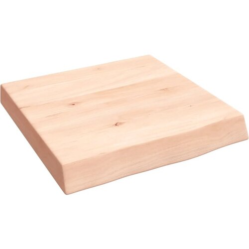 vidaXL Stenska polica 40x40x6 cm neobdelana trdna hrastovina Cene