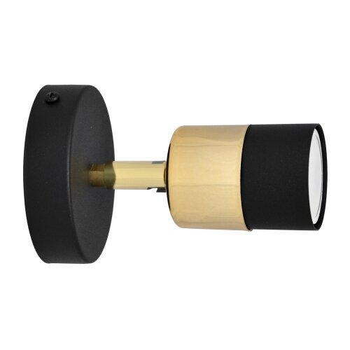  LED zidno spot svetlo TUBSSON 1xGU10/4,8W/230V crna/zlatna Slike