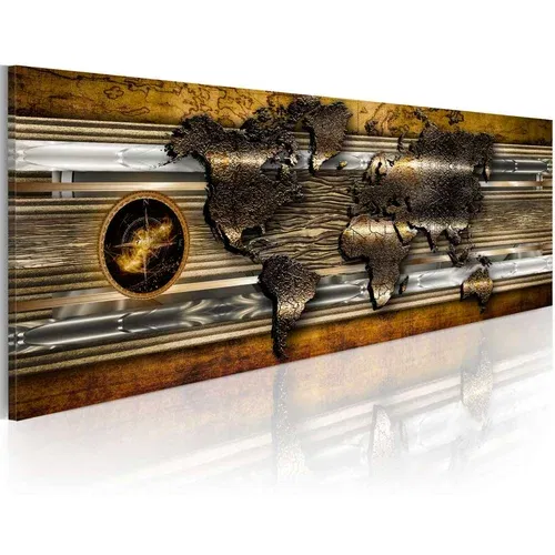  Slika - The Golden Map 120x40