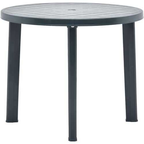 vidaXL Vrtna miza zelena 89 cm plastika Cene