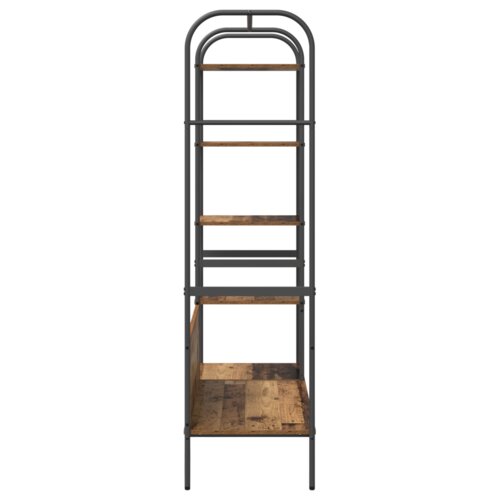 VidaXL Oprtnik za oblačila s policami Star Les 120x44x160 cm Les Slike