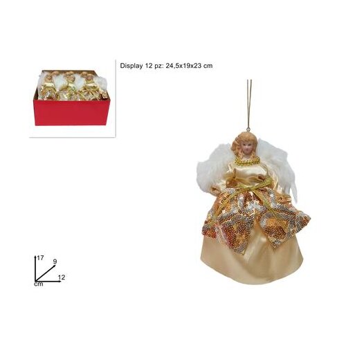 Dekoracija ZA BOR ANĐEO 17CM ZLATNI XNA23043931 Cijene