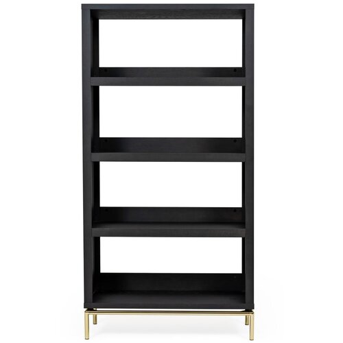 Woodman crna polica za knjige Pimlico, 90 x 173 cm Cijene