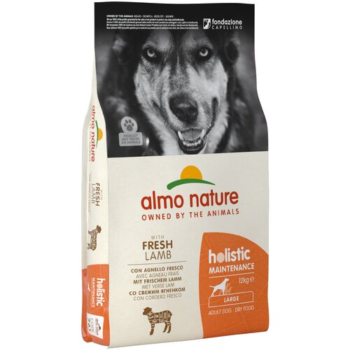 Holistic Almo Nature Adult jagnjetina & riž Large - Varčno pakiranje: 2 x 12 kg Cene