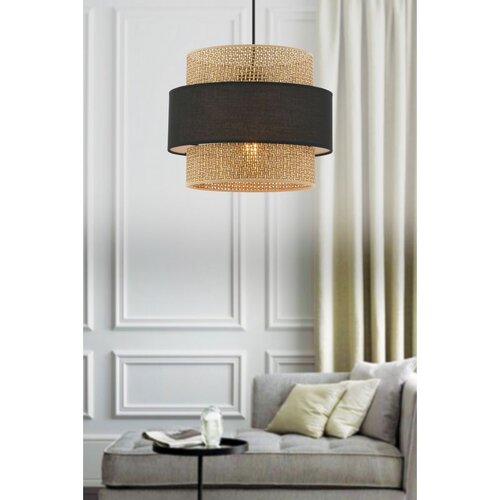 Opviq cascade - beige, black beigeblack chandelier Slike