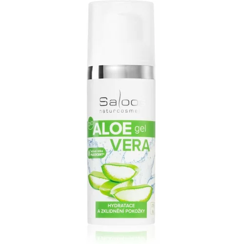 Saloos Bio Aloe Vera osvežilni gel za suho in razdraženo kožo 50 ml