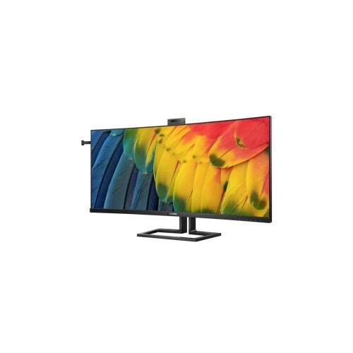 Philips 40B1U6903CH 40 inch Wide UHD Curved Monitor 5 MP webcam height adjustable speakers (5120x2160 75 Hz HDMI DisplayPort (in/Out) Thun Slike
