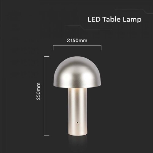  LED prigu&amp;scaron;iva punjiva stona lampa LED/1W/5V 3000-6000K 1800 mAh zlatna Slike