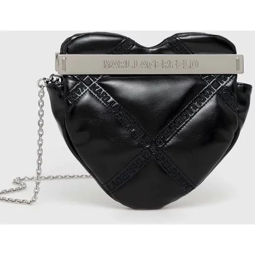 Karl Lagerfeld Pismo torbica boja: crna