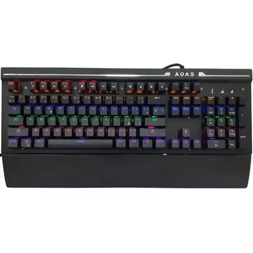 AOAS AS-808 žična mehanička tastatura sa RGB svetlom Slike