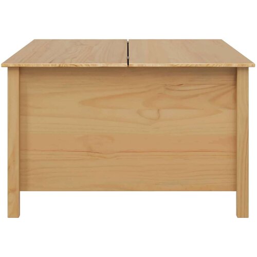  Stolić za kavu Medeno smeđa 79.5 x 79.5 x 49 cm Čvrsto borovo drvo - boja meda Slike