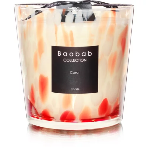 Baobab Pearls Coral dišeča sveča 8 cm