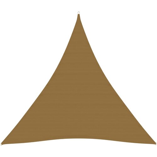 vidaXL Senčno jadro 160 g/m² taupe 4,5x4,5x4,5 m HDPE Cene