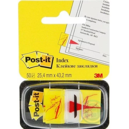 3m Post-It Index 680-31, označevalec “podpis”