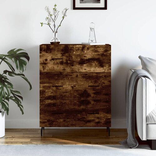 vidaXL Komoda boja dimljenog hrasta 69 5x34x90 cm konstruirano drvo Cijene