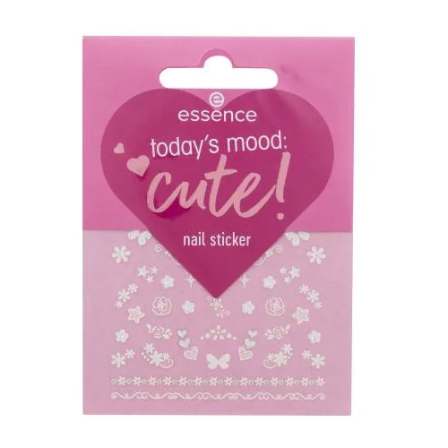 Essence Nail Stickers Today's Mood: Cute! Set naljepnice za nokte 44 kom za ženske