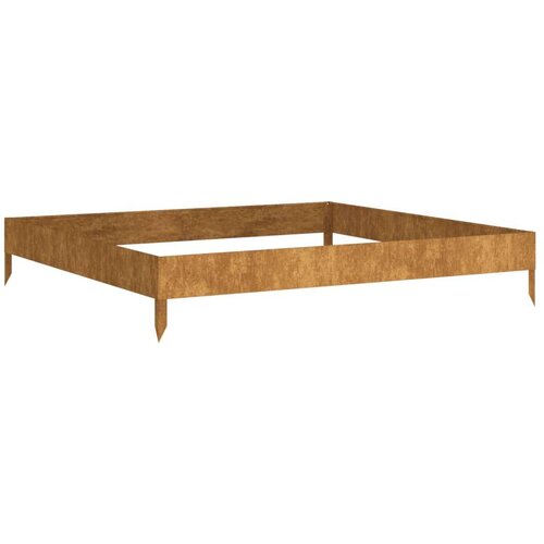 VidaXL Povi&amp;scaron;ena vrtna gredica 100 x 100 x 18 5 cm od čelika COR-TEN Slike