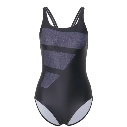 Adidas Sportski kupaći kostim 'Big Bars Graphic' lavanda / crna