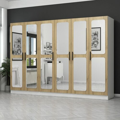 Hanah home kale - 3873 walnut wardrobe Cene