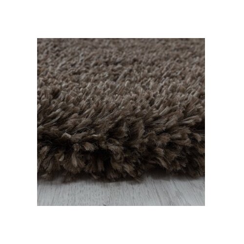Conceptum Hypnose Okrugli tepih Fluffy 3500 Brown 120 x 120 (743CDY1706) Cene